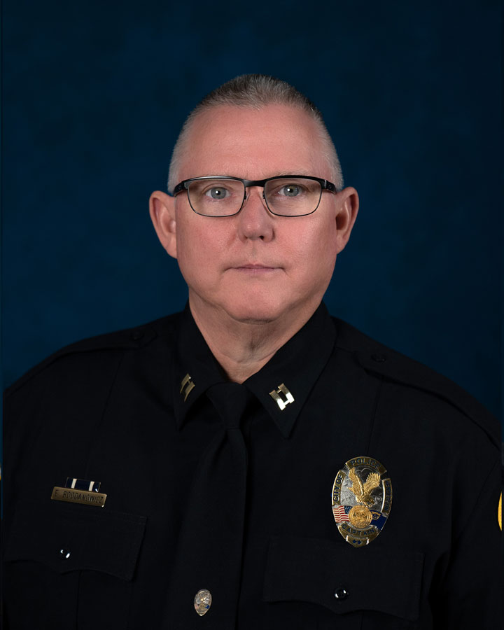 Portrait Shot of the Henderson East Police Station East Area Command Ed Bogdanowicz in a Photo
