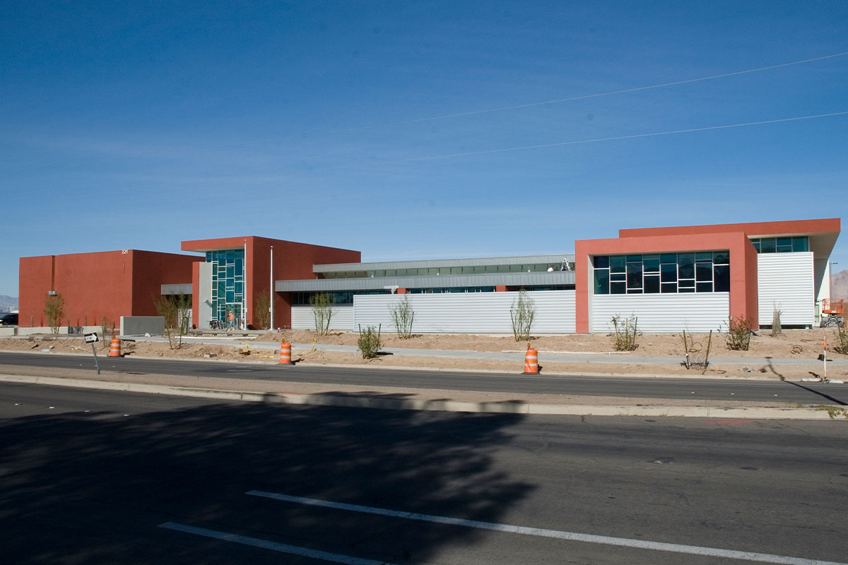 Far Shot of the Henderson North Police Station in a Photo