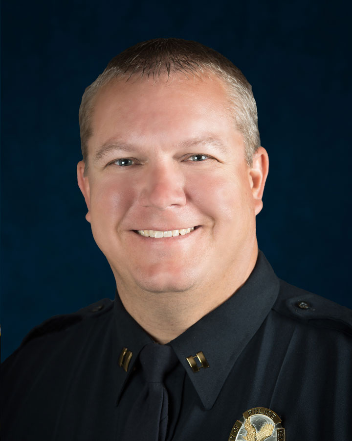 Portrait Shot of the Henderson North Police Station North Area Command Walt Denison in a Photo