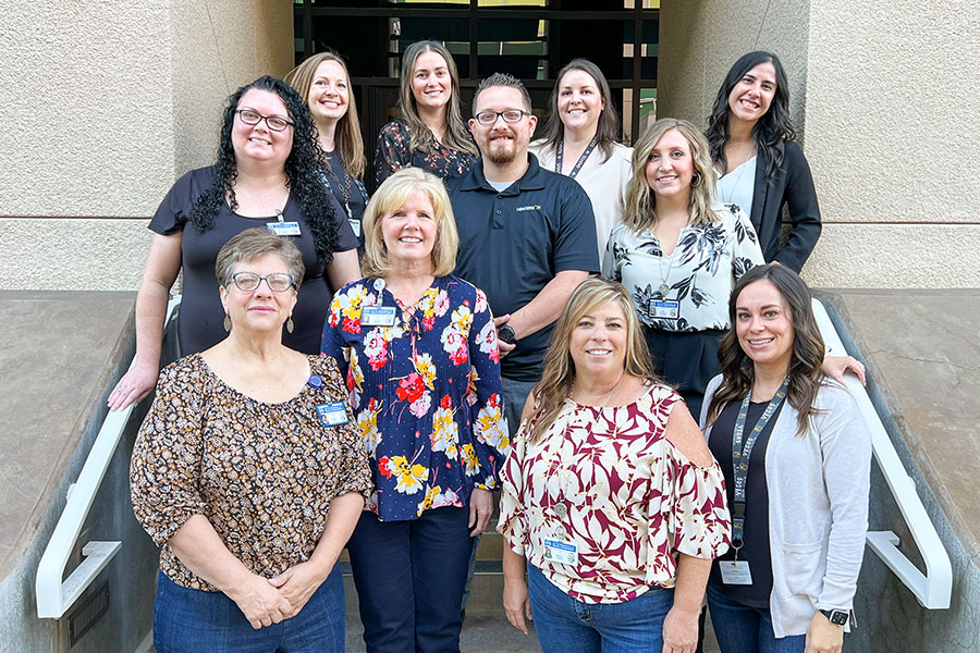Friendly Henderson Police Records Group All Smiling in a Group Photo